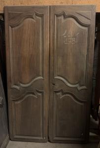 PAN427 - Par de puertas, época del siglo XVIII, medidas cm L 110 x H 175